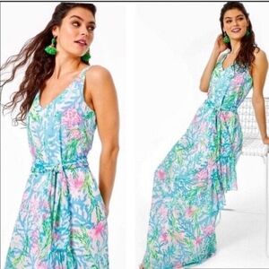Lily Pulitzer Laney maxi dress in Coral Bay